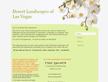 Tablet Screenshot of desertlandscapesoflasvegas.com